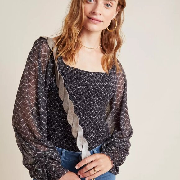 Anthropologie Tops - Anthropologie Rouen Top, L